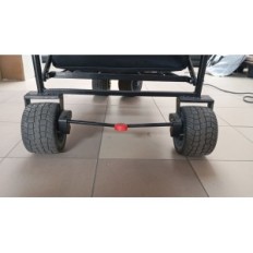 Použité skládací zahradní vozík TMZ All Terrain Utility Odolný transport vozík pro zahradu a pláž