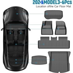 Floor mats New version Tesla Model 3 Highland Autószőnyeg