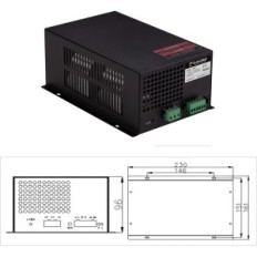 Cloudray danneggiato M100 100W Alimentazione laser per incisione di precisione CO2