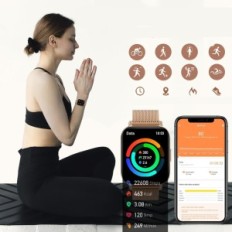 Zegarek Smart dla Kobiet z odbieraniem dzwonków monitorowanie aktywności