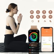 Smart watch for women with receiving ringtones monitoring activity