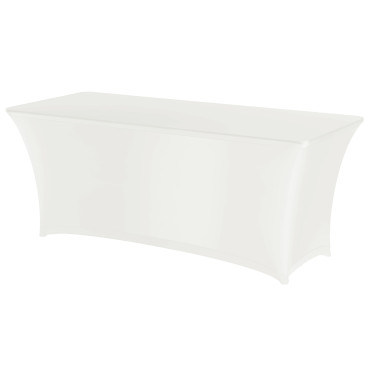 Ορθογώνιο τραπεζομάντιλο 403x760cm Jersey ύφασμα λευκό - Hendi 814420