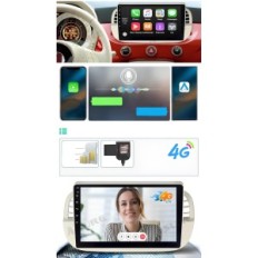 AURE 9 "CAR Radio za Fiat 500 2007-2015 8-Core Android