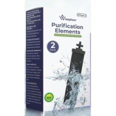 Vandfiltreringssystem Weeplow Venus AISI 304 5,6 l med 2 patroner