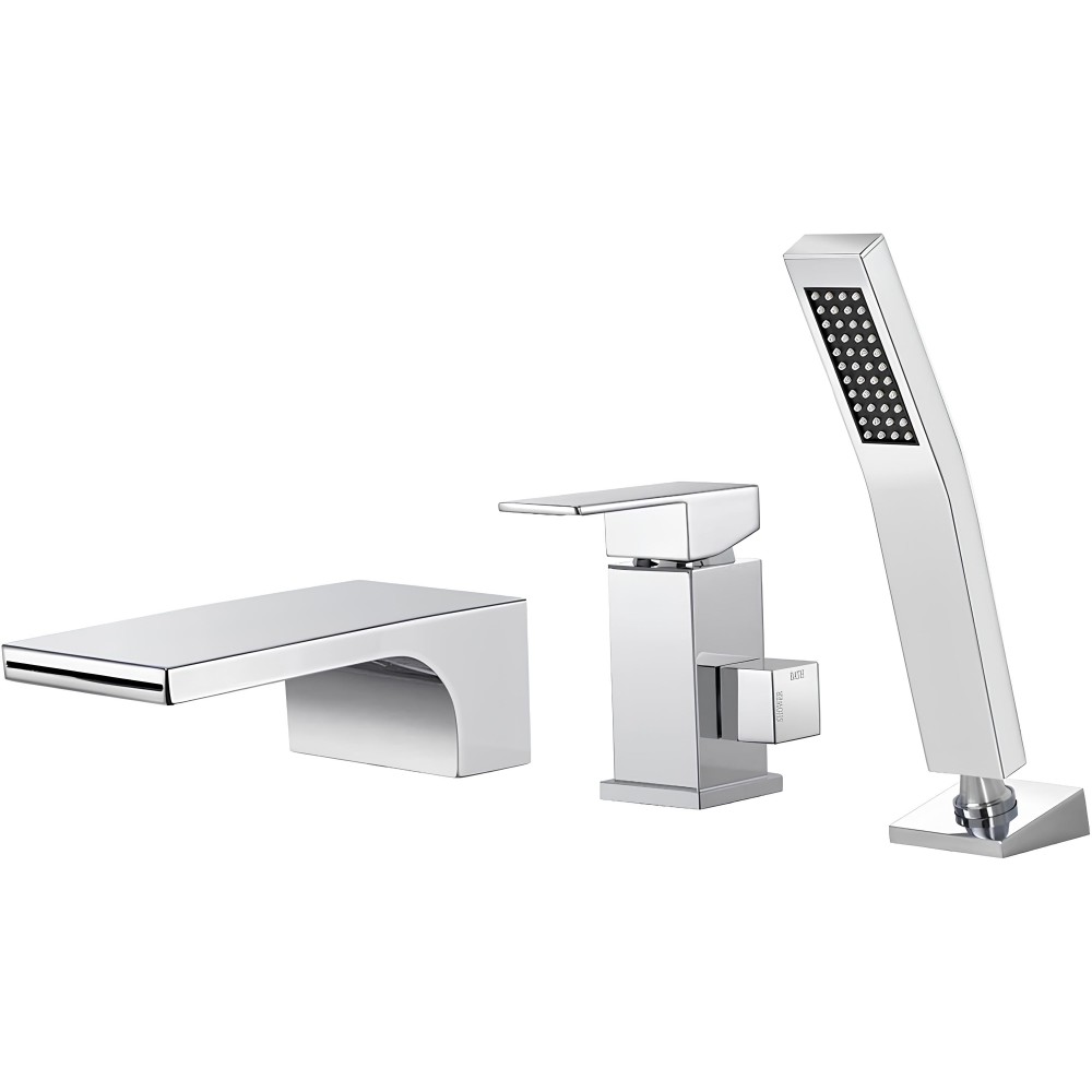 Shanfo 6Y1K Badkamer 3-holes waterval verchroomd niet ingesteld