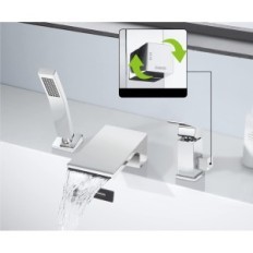 Shanfo 6Y1K Bagno Cascata a 3 buche cromata non impostata