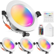 SMART LED 9W 4 "WIFI + BT 10 stk. Smart Hub Touch Panel