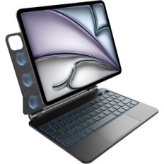 Ninmin tastatūra Nimina iPad Air / Pro 11 "izgaismots, ar skārienpaliktni azerty