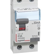 Commutateur différentiel Legrand 63A AC 30mA 2P 2 Modules 411506 Protection du courant différentiel pour commutateur