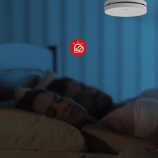 Safelive GW01 dimni senzor s baznom kolodvorom postavljenom 6 + 1 detektore za bežični dim s upravljačkom pločom