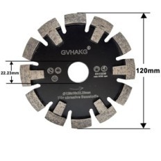 Diamond Shield Gvhakg, 120x16x22,23mm Utstilling for kutting av betong og murstein
