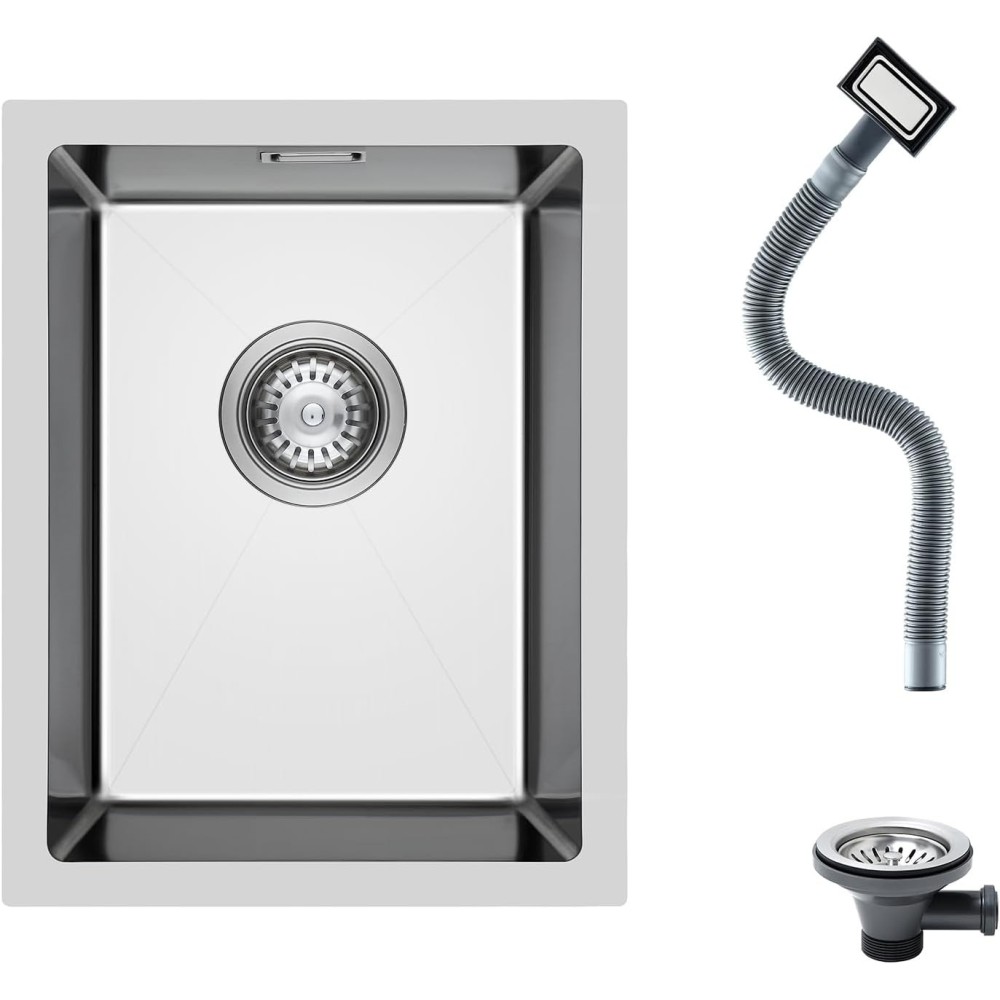 Kinkibos 3545D 35 × 45 cm cuisine lavabo 3545D 35 × 45 cm d'acier sans siphon