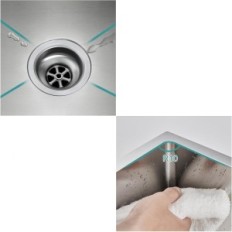 KINKIBOS 3545D 35 × 45 cm kitchen sink 3545d 35 × 45 cm steel sink without siphon