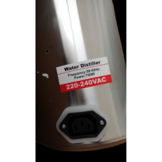 Koristi se destilator vode Hanchen 1L / h 750W stakleni vrč od nehrđajućeg čelika