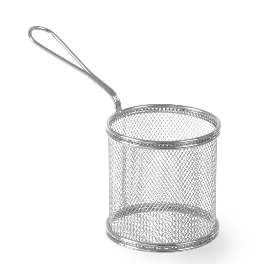 A miniature basket for fried snack stainless steel Wed. 90mm. 90mm - Hendi 426449 A miniature basket for fried snack stainless steel Wed. 90mm. 90mm - Hendi 426449