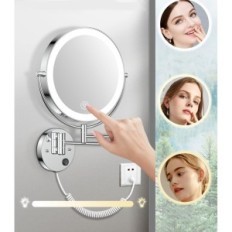 Mirror LED Gospire 9 "Wall 1x / 10x 3 Colors Adjusting Brightness