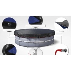 Basin Cover Planenfux PP02-BL 400cm Size: 460 cm Exhibition