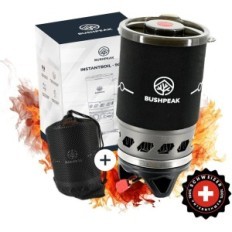 Bushpeak Instantboil 900ml Gass komfyr med en Piezo Piezie Piskowiec
