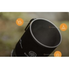 BushPeak Instantboil 900ml Gaserzer a gas con un piezo piezio Piskowiec