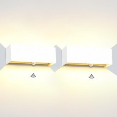 Lampes LED Kingww 2x20W d'occasion à l'extérieur avec capteur de mouvement, 3000k