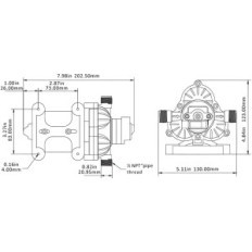 Gebruikte Seaflo 33 Serie 12V / 24V / 220V 3.0GPM 45PSI