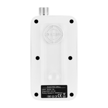 Φορητό επαγγελματικό τρυπάνι νυχιών VIVA 305 με μπαταρία — προβολή από πίσω