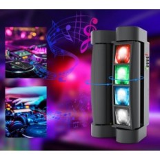 Kasutatud Disco Lamp Betopper 8x3W RGBW 240V 45W Värviline etapp lamp Sündmuste valguse mõju ja automaatrežiim