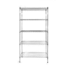 Opvouwbare magazijn gereguleerde draadplanken - 5 plaat - Hendi 812204