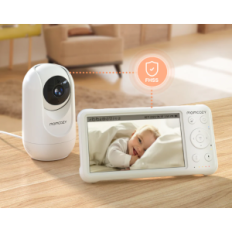 MOMCSOSE Infant Monitor met 2 Camera's Video Surveillance-systeem met nachttentoonstelling