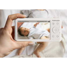 Monitor per neonati di Momcose con 2 telecamere Sistema di videosorveglianza con mostra notturna