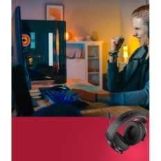 LIONCAST LX80 Sluchátka Wireless 80H mikrofonní hry PS5 PC