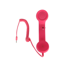 Headset formájában RESTEQ headset egy rózsaszín okostelefon