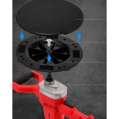 Nouvelle machine pour les murs de plâtrage et de lissage avec éponge et papier