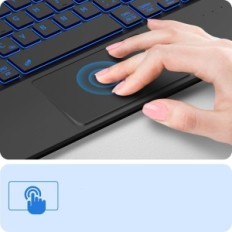 Klávesnice CACE pro iPad 10 10,9 palce 2022 s modrým touchpadem