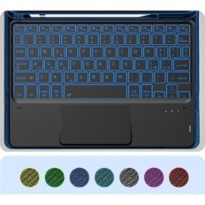 CACE-toetsenbord voor iPad 10 10.9 inch 2022 met een blauw touchpad