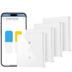 Przełącznik Maxcio SDCS-01 do rolet WiFi z HomeKit Alexa Google 4 szt