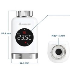 Salcar termostat za WiFi radijator kompatibilan s Alex Google bez cilja