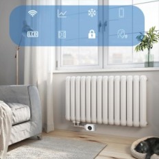 Salcar Thermostaat voor WiFi-radiator compatibel met Alex Google zonder doel