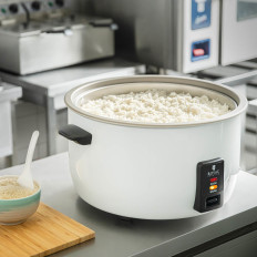 Device electric pot for cooking rice 230V 2950W concept. 23l