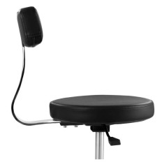 Cosmetic mobile chair on wheels Physa Terne black