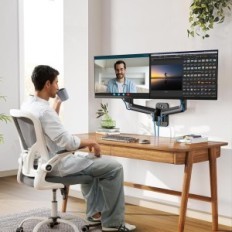 Dual Huanuo sienos rankena iki 2 monitorių 17-32 "su ranka