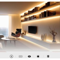 LED NEON 20M páska Ksibnw EU-D331 230V IP65 Biele Neutrálne napájanie