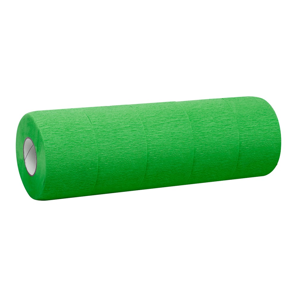 Colarinho de papel para cabeleireiro 5 un. verde