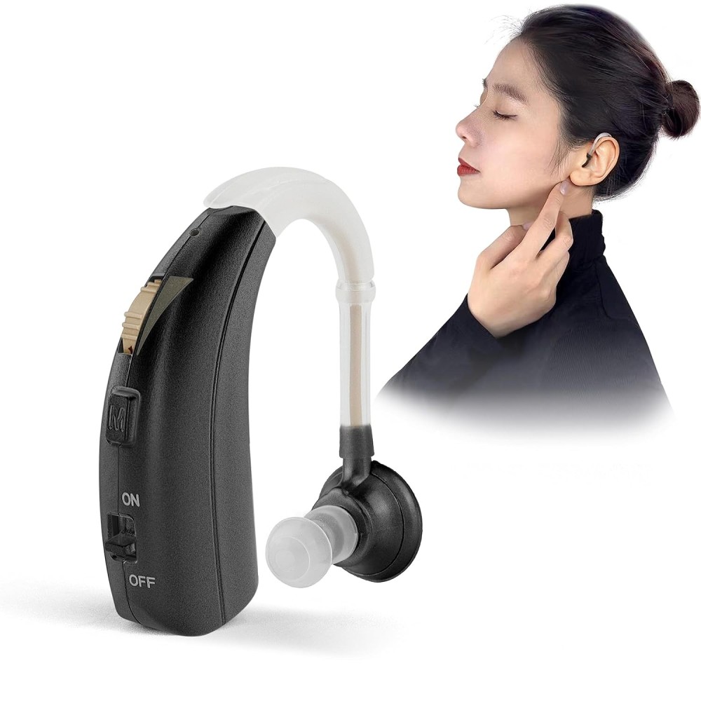 Digital Hearing Aid Britzgo VHP-1301M Loaded Black Adjustable