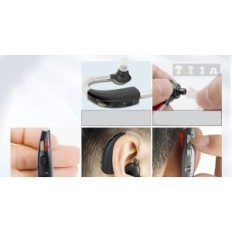 Digital Hearing Aid Britzgo VHP-1301M Lastet svart justerbar