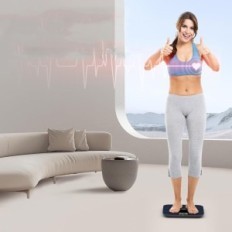 Baderomsskala Bluetooth med TFT HealthKeep CF588 25 Blå