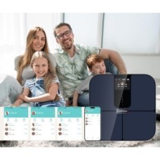 Bluetooth della scala del bagno con TFT Healthkeep CF588 25 blu