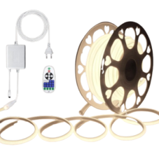 LED-tape 4000k alitoval cob 20 m 230V wit natuurlijk met piloot ir