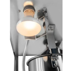Professionell kraftfull popcornmaskin 230V 1,6kW röd