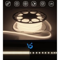 Taśma LED 4000K ALITOVE COB 20m 230V biała naturalna z pilotem IR